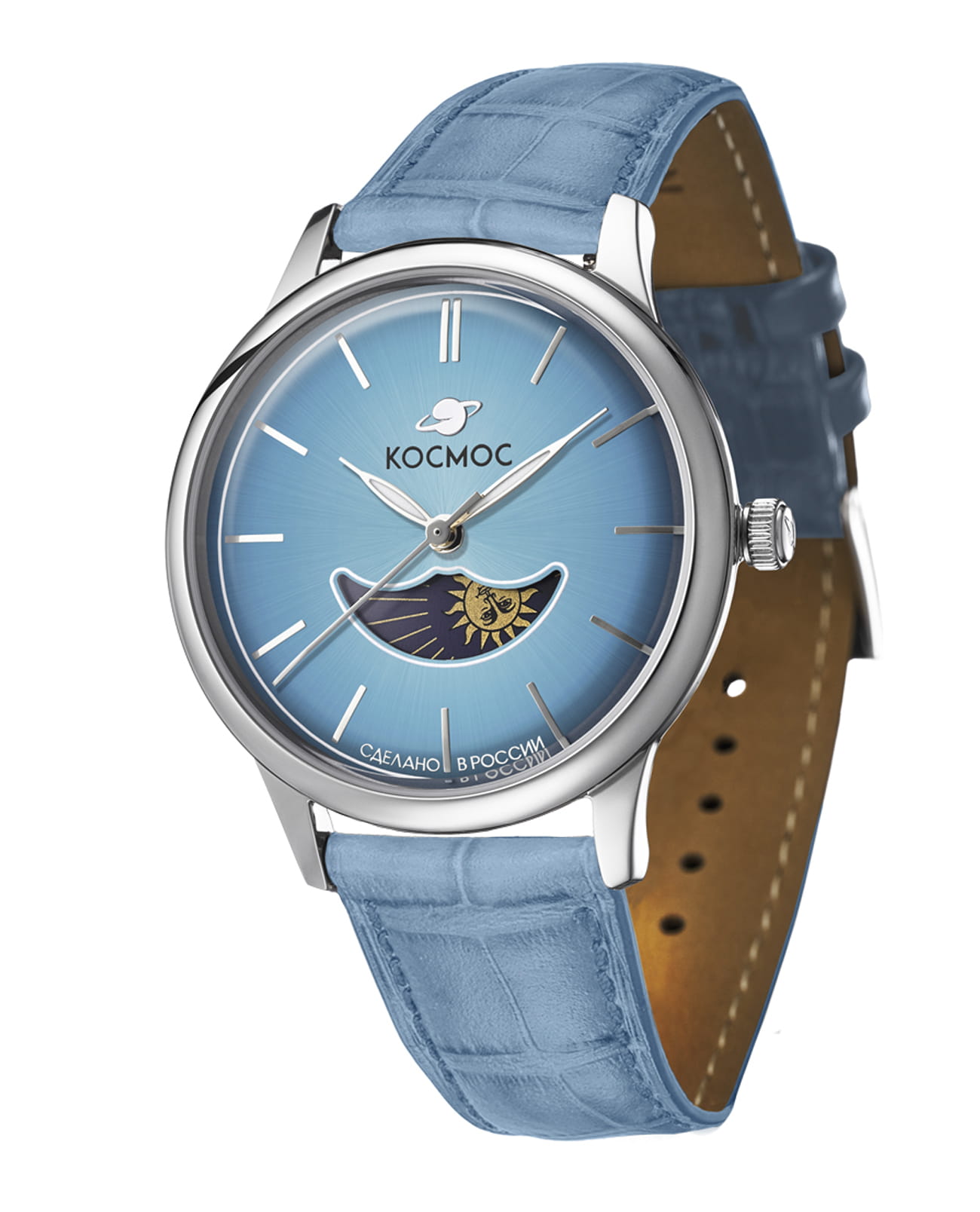 Космос Космос Солнце и Луна K 617.19.39 , наручные женские часы фото под углом